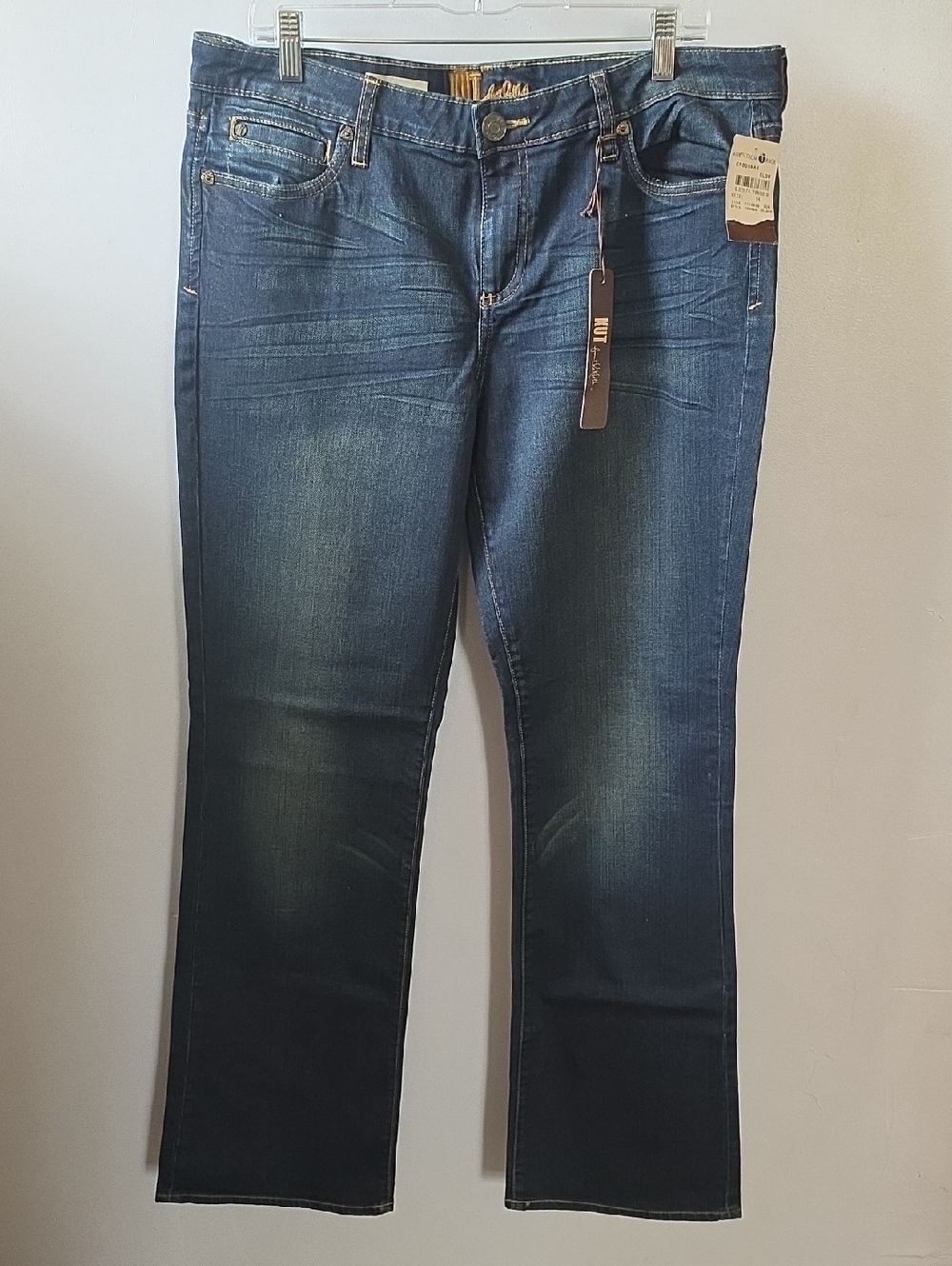 Kut From The Kloth Dark Wash Baby Boot Jeans - Blue